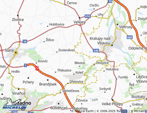 Mapa MICHELIN Slatina - ViaMichelin