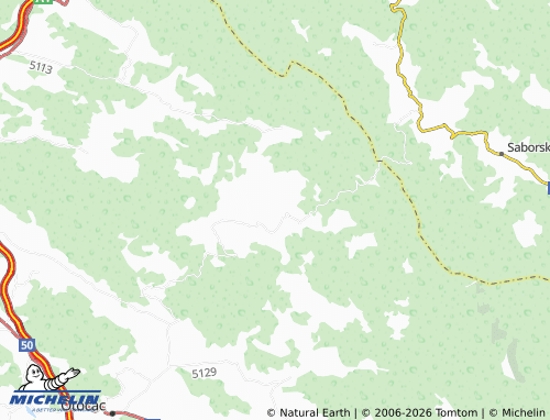 Mapa MICHELIN Bobići - ViaMichelin