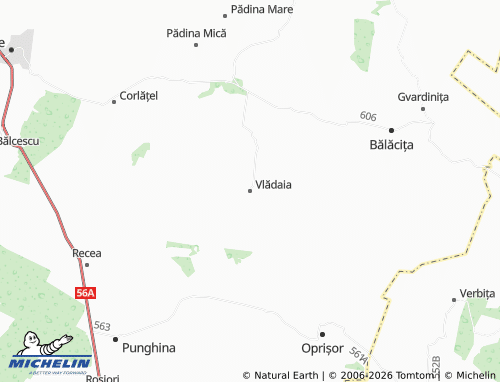 Mappa MICHELIN Vlădaia - ViaMichelin