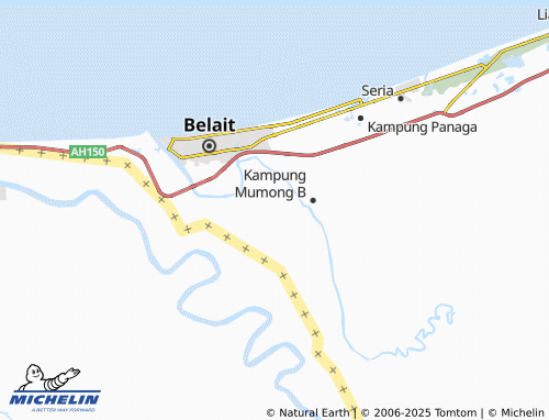 MICHELIN Kampung Sungai Melilit map - ViaMichelin