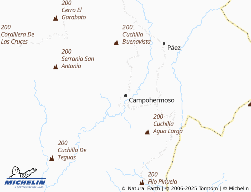 MICHELIN Campohermoso map - ViaMichelin
