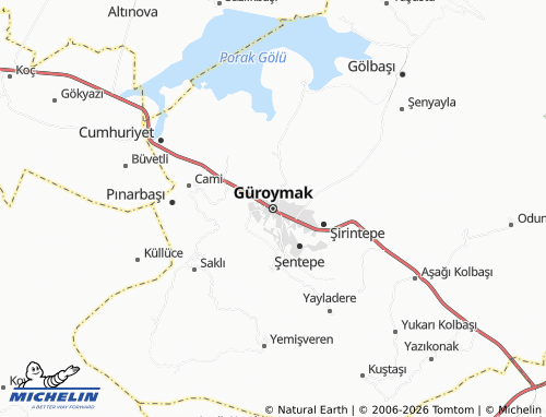 Mappa MICHELIN Güroymak - ViaMichelin