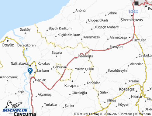 MICHELIN İhsanoğlu map - ViaMichelin