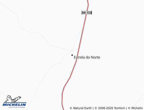 Carte MICHELIN Estrela do Norte - ViaMichelin