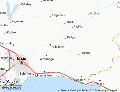 Mappa MICHELIN Ergücü - ViaMichelin