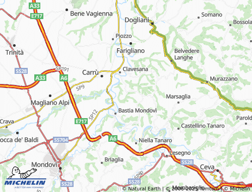Mapa MICHELIN Palazzetto - ViaMichelin