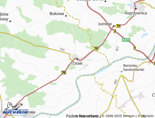 Carte MICHELIN Osiek - ViaMichelin