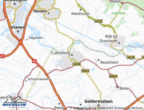 Carte MICHELIN Culemborg - ViaMichelin