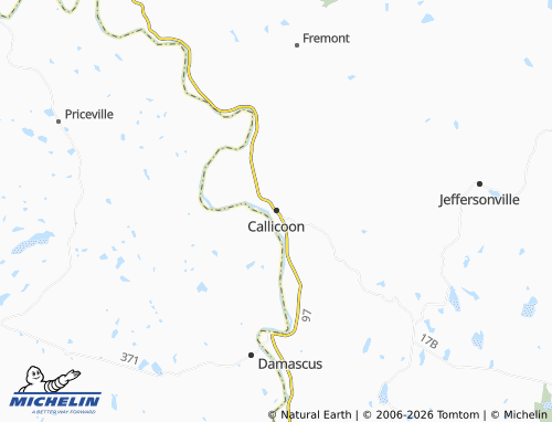 Mapa MICHELIN Callicoon - ViaMichelin