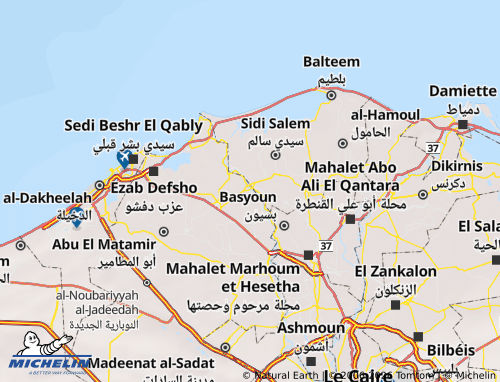 MICHELIN El Rahmania map - ViaMichelin