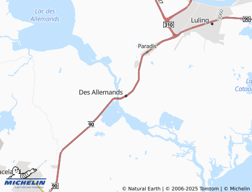 MICHELIN-Landkarte Des Allemands - ViaMichelin