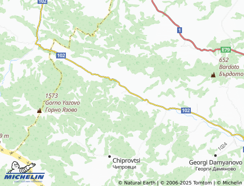 MICHELIN Gorna Luka map - ViaMichelin