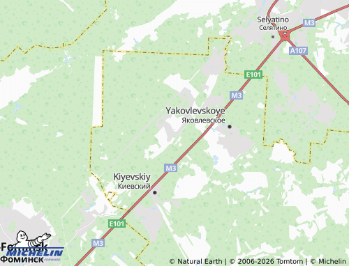 Carte MICHELIN Ozhigovo - ViaMichelin