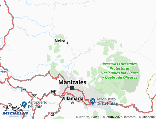 Mapa MICHELIN Guacaica - ViaMichelin