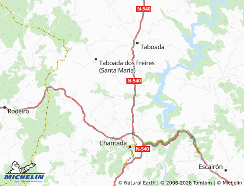 MICHELIN Pazo map - ViaMichelin