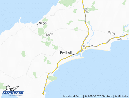 Carte MICHELIN Efailnewydd - ViaMichelin