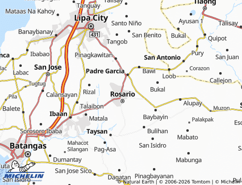 MICHELIN San Roque map - ViaMichelin
