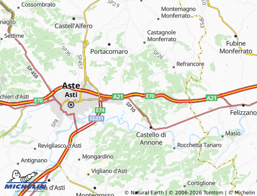 Mappa MICHELIN Quarto - ViaMichelin
