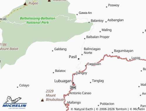 MICHELIN Malucsad map - ViaMichelin