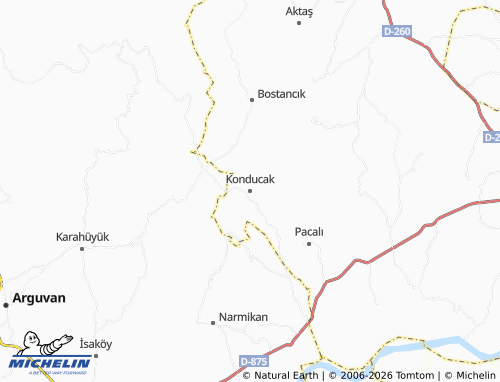 Mappa MICHELIN Konducak - ViaMichelin