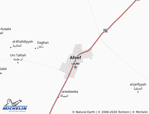 MICHELIN-Landkarte Aishbeeliya - ViaMichelin