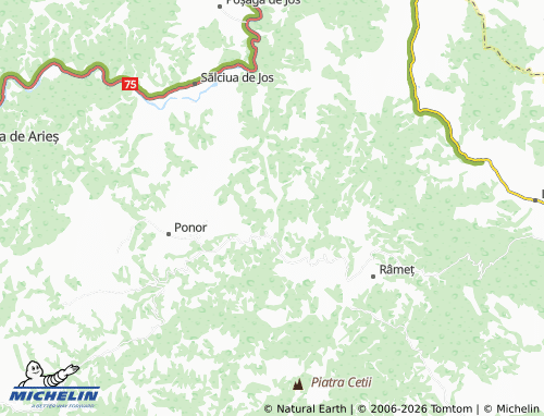 Mappa MICHELIN Valea Poienii - ViaMichelin