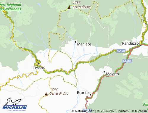 MICHELIN Boschetto Vaccheria map - ViaMichelin