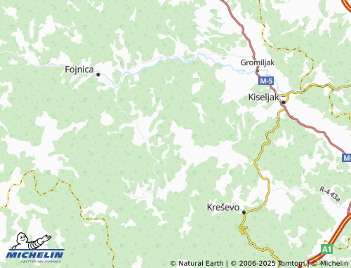 MICHELIN Otigošće map - ViaMichelin