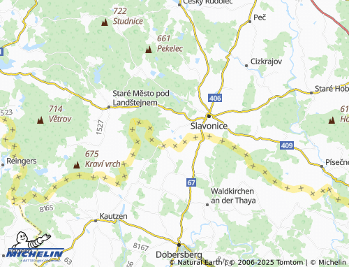 MICHELIN Maříž map - ViaMichelin