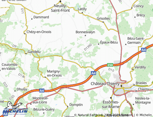 MICHELIN-Landkarte Givry - ViaMichelin