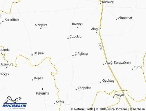 Mapa MICHELIN Çiftçibaşı - ViaMichelin
