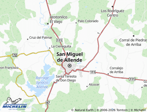 Mappa MICHELIN San Luis Rey - ViaMichelin