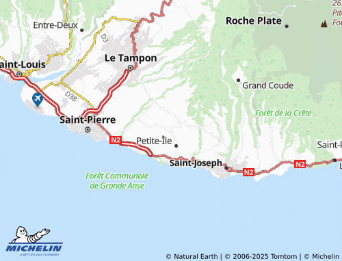 Mapa MICHELIN La Ravine du Pont - ViaMichelin