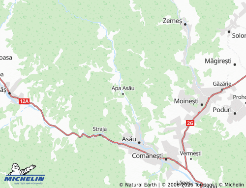 Mappa MICHELIN Apa Asău - ViaMichelin