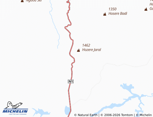 MICHELIN Mounguel map - ViaMichelin