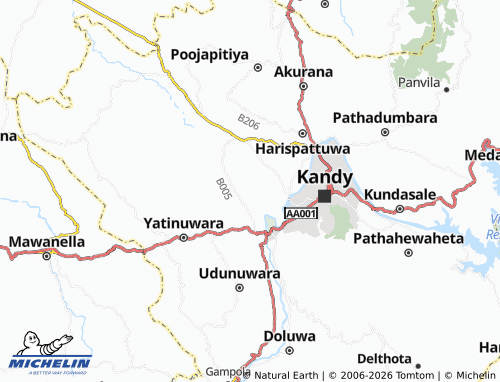 Mappa MICHELIN Gannoruwa West - ViaMichelin
