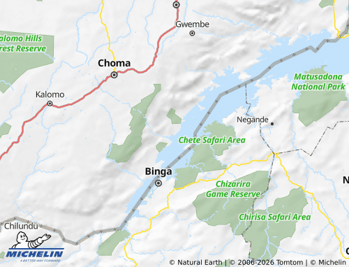 Mappa MICHELIN Sinazongwe - ViaMichelin
