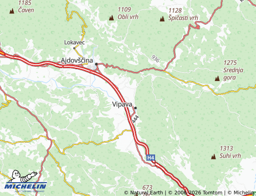 Mappa MICHELIN Zemono - ViaMichelin