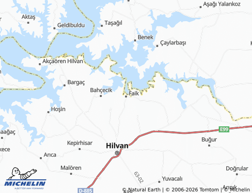 MICHELIN Faik map - ViaMichelin
