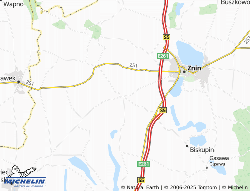 MICHELIN Cerekwica map - ViaMichelin