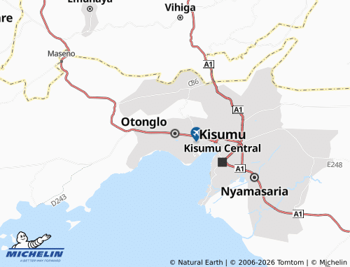 Mappa MICHELIN Otonglo - ViaMichelin