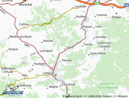 Mappa MICHELIN Cépie - ViaMichelin