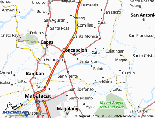 MICHELIN Santa Rita map - ViaMichelin