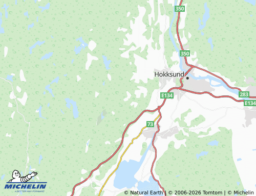 MICHELIN Ormåsen map - ViaMichelin