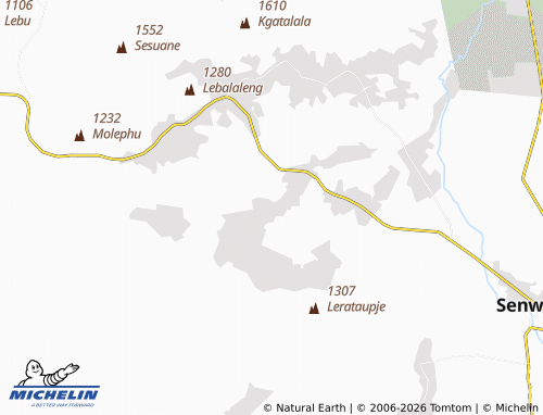 MICHELIN-Landkarte Mongalo - ViaMichelin