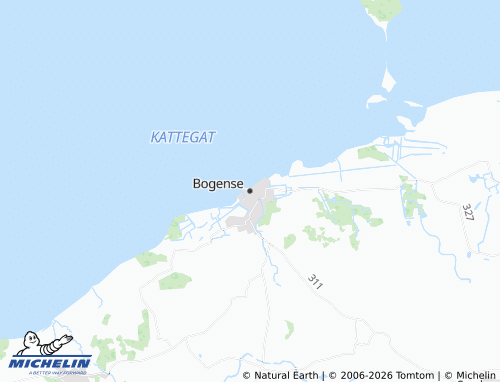 MICHELIN Bogense map - ViaMichelin