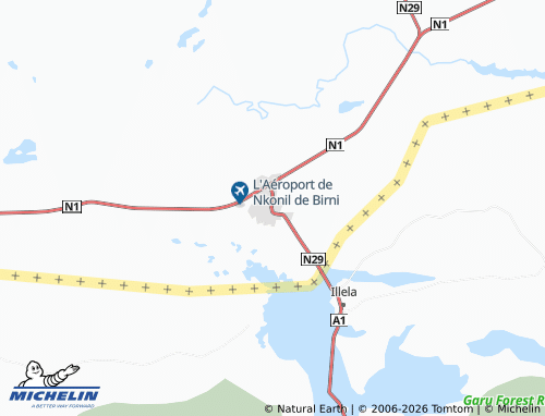 Carte MICHELIN Birnin Nkonni - ViaMichelin