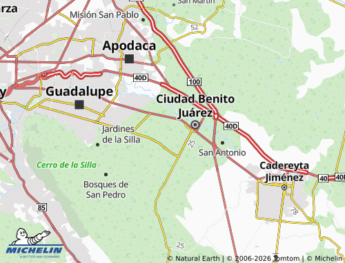 Mapa MICHELIN Paseo Santa Fe - ViaMichelin
