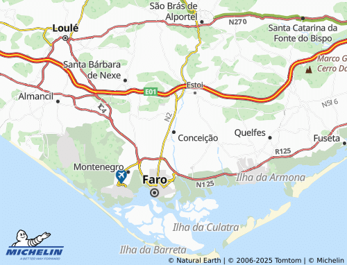 MICHELIN Conceição map - ViaMichelin