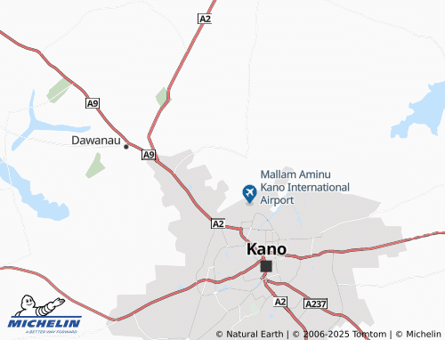 MICHELIN Rafin Mallam map - ViaMichelin